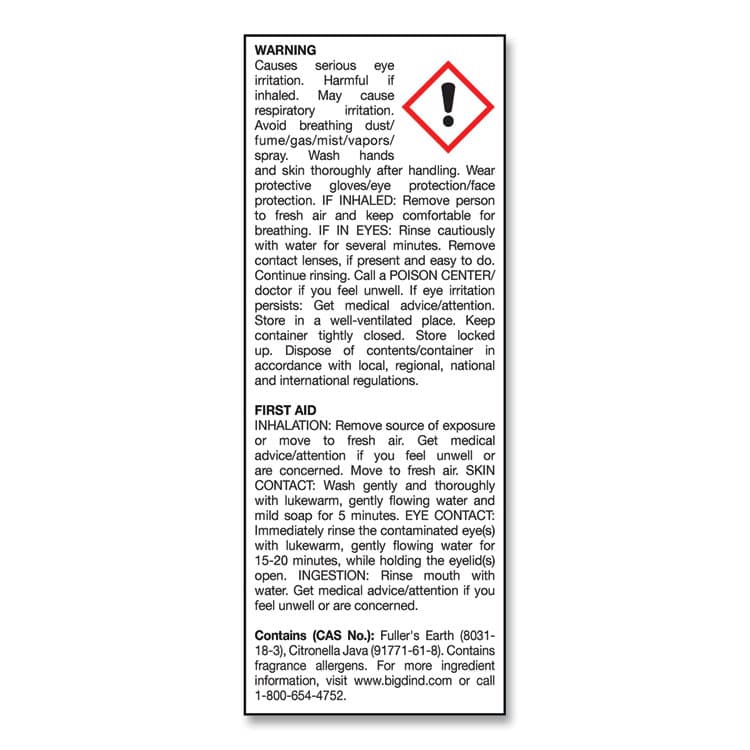 BIG D Dumpster D Plus C, Neutral, 25 lb Bucket (BGD178) thumbnail 4