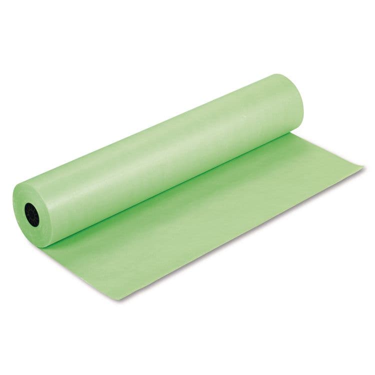 PACON CORPORATION Rainbow Duo-Finish Colored Kraft Paper, 35 lb Wrapping Weight, 36" x 1,000 ft, Lite Green (PAC63120)