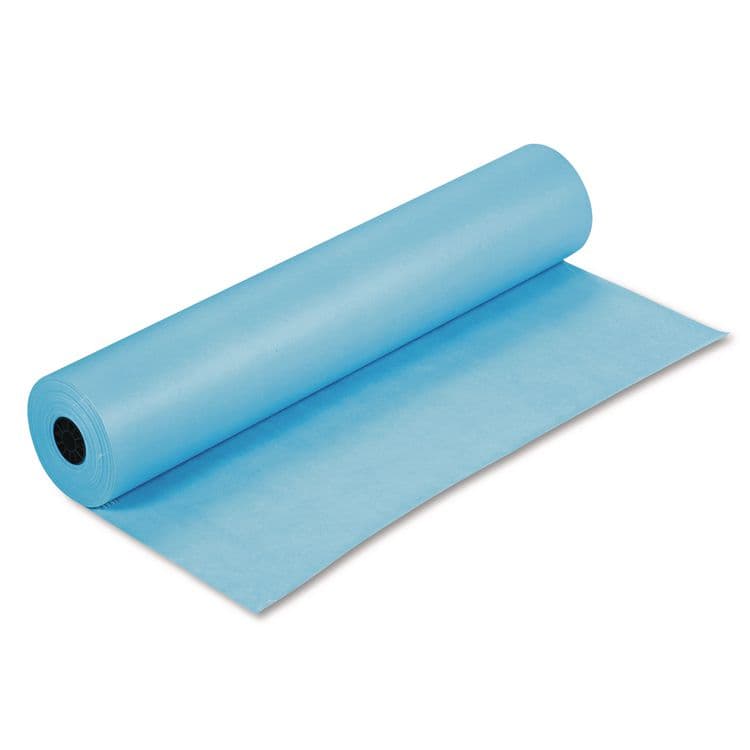 PACON CORPORATION Rainbow Duo-Finish Colored Kraft Paper, 35 lb Wrapping Weight, 36" x 1,000 ft, Sky Blue (PAC63150)