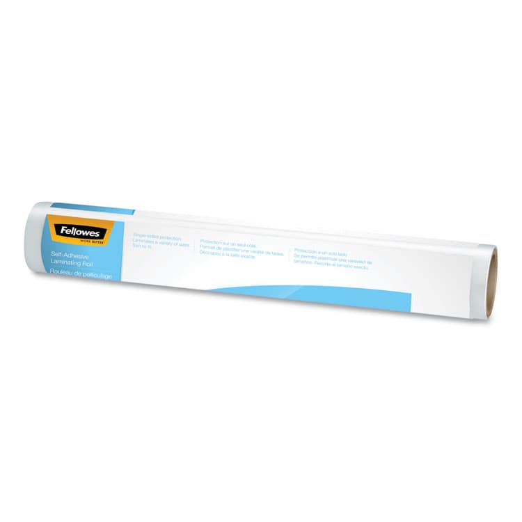 FELLOWES MFG. CO. Self-Adhesive Laminating Roll, 3 mil, 16" x 10 ft, Gloss Clear (FEL5221601)
