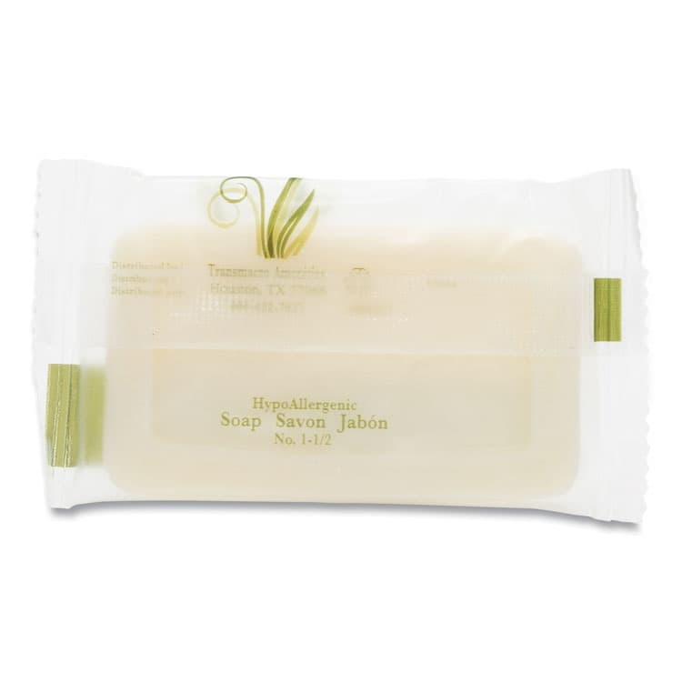 TRANSMACRO AMENITIES Body and Facial Soap, Fresh Scent, # 1 1/2, 500/Carton (PNN500150) thumbnail 3