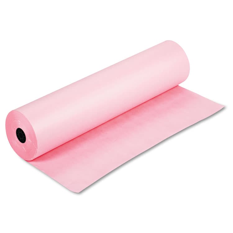 PACON CORPORATION Spectra ArtKraft Duo-Finish Paper, 48 lb Text Weight, 36" x 1,000 ft, Pink (PAC67261)