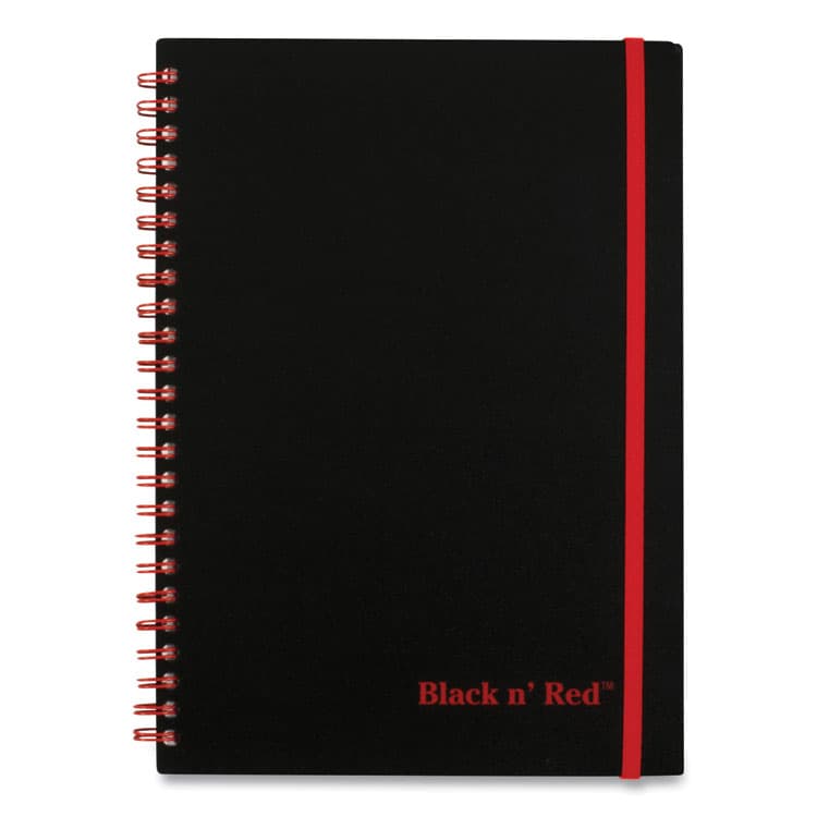 MEAD PRODUCTS Flexible Cover Twinwire Notebooks, SCRIBZEE Compatible, 1-Subject, Wide/Legal Rule, Black/Red Cover, (70) 8.25 x 5.63 Sheets (JDKC67009) thumbnail 4