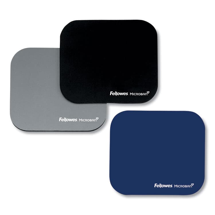 FELLOWES MFG. CO. Mouse Pad with Microban Protection, 9 x 8, Navy (FEL5933801) thumbnail 4