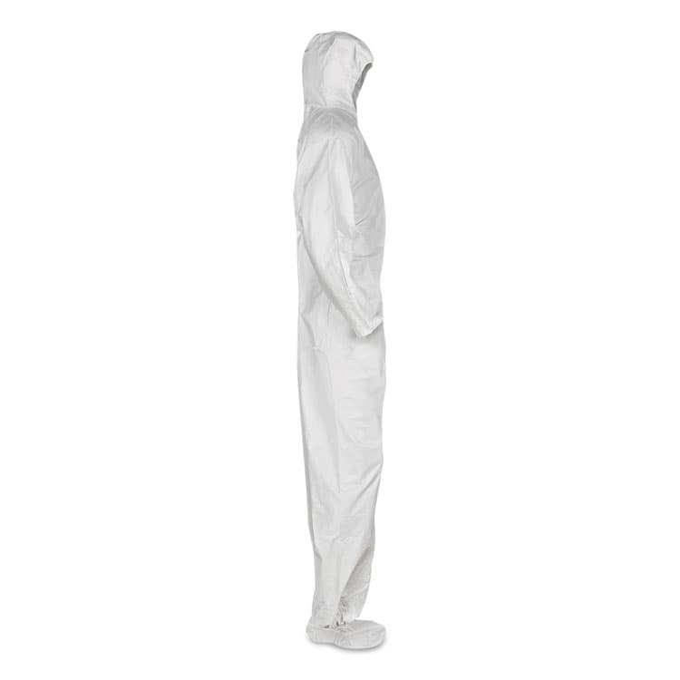 KIMBERLY-CLARK PROFESSIONAL A20 Breathable Particle Protection Coveralls, Elastic Back, Hood and Boots, 4X-Large, White, 20/Carton (ANS49127)