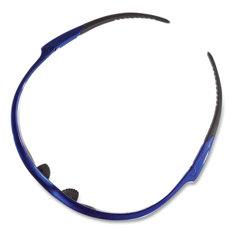 KIMBERLY-CLARK PROFESSIONAL Nemesis Safety Glasses, Metallic Blue Half Frame, Smoke Dual Lens, 12/Box (ANS47387) thumbnail 4