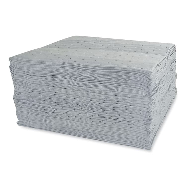 HOSPECO TASKBrand All Sorb Industrial Sorbent Pad, 0.24 gal, 15 x 18, 100/Carton (HOSASINBP) thumbnail 4