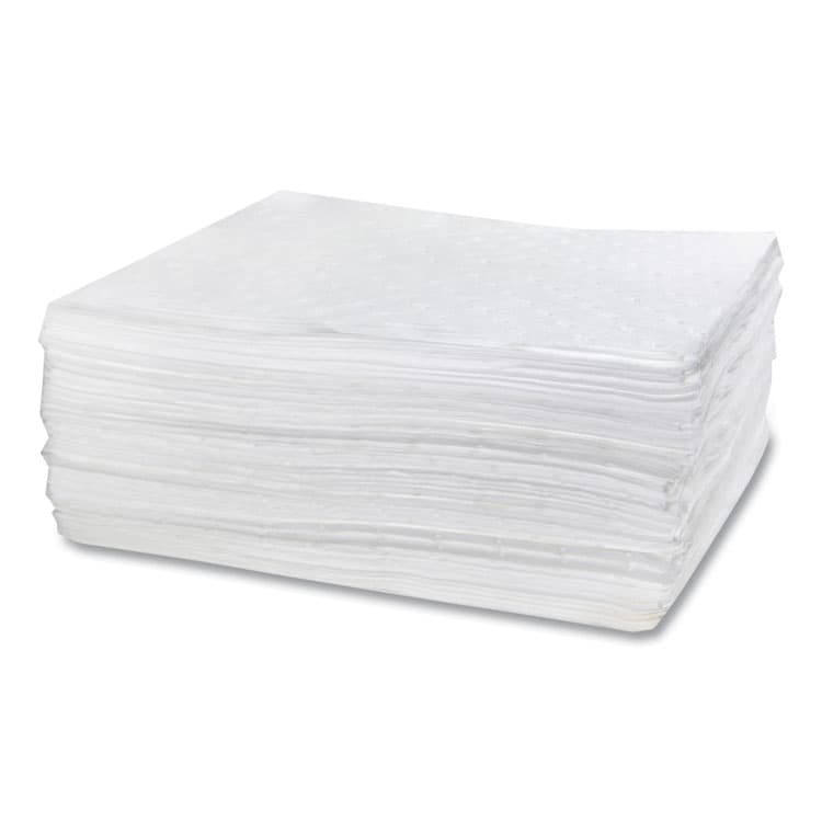 HOSPECO TASKBrand Industrial Oil Only Sorbent Pad, 0.17 gal, 15 x 18, 100/Carton (HOSOSMABCPW) thumbnail 2