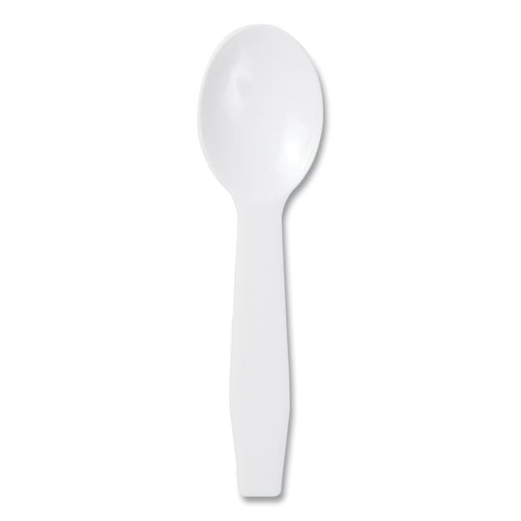 AMERCAREROYAL Polystyrene Taster Spoons, Plastic, 3", White, 3,000/Carton (RPPRTS3000)