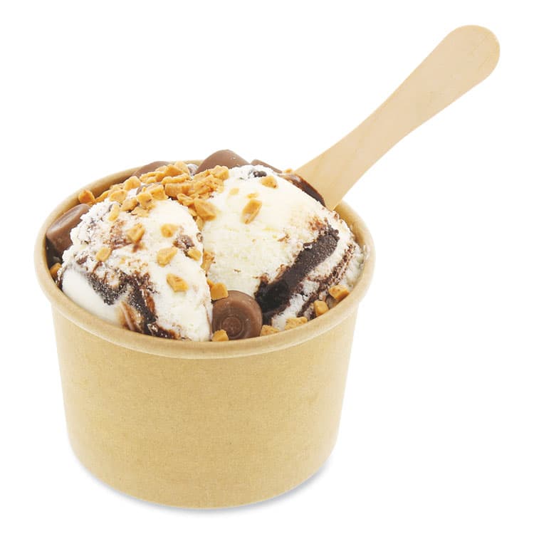 AMERCAREROYAL Wooden Taster Spoons, 3.5", Natural, 1,000/Pack, 10 Pack/Carton (RPPR832) thumbnail 4