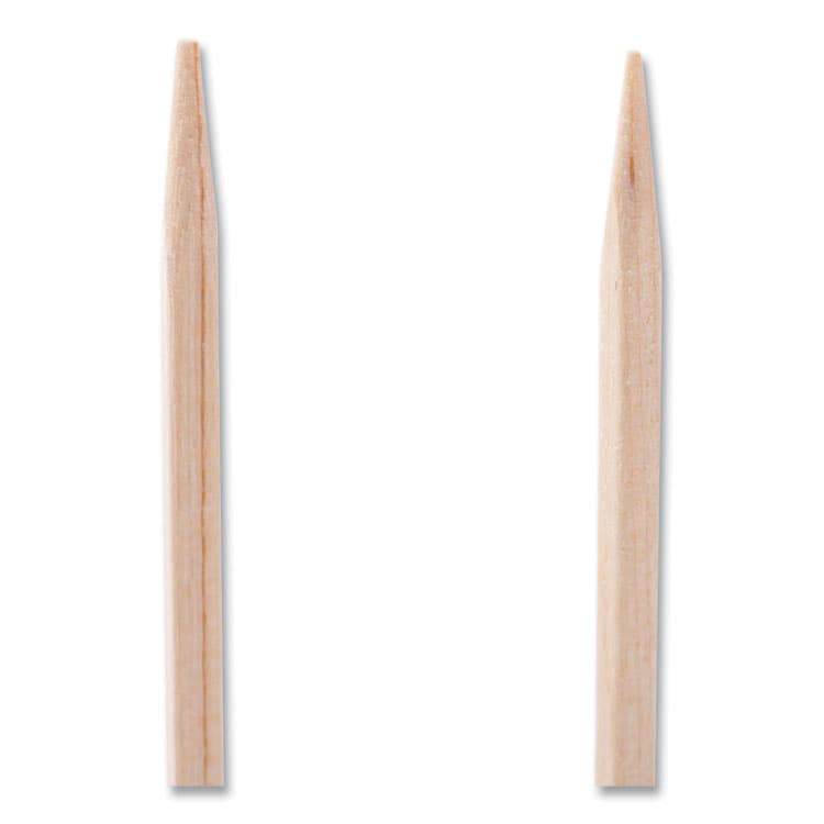 AMERCAREROYAL Square Wood Toothpicks, 2.75", Natural, 800/Box, 24 Boxes/Carton (RPPR820SQ) thumbnail 4