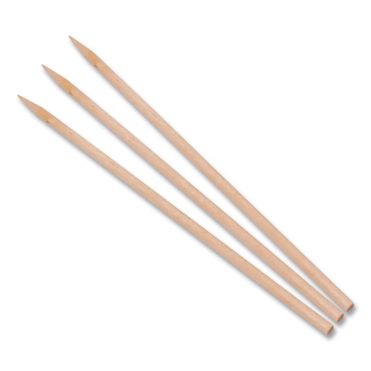 AMERCAREROYAL Bamboo Skewers, Paper, 5.5", Brown, 10,000/Carton (RPPR814)