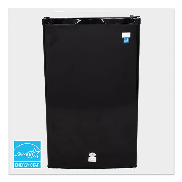 AVANTI 4.4 Cu.Ft. Auto-Defrost Refrigerator, 19.25 x 22 x 33, Black (AVAAR4446B)