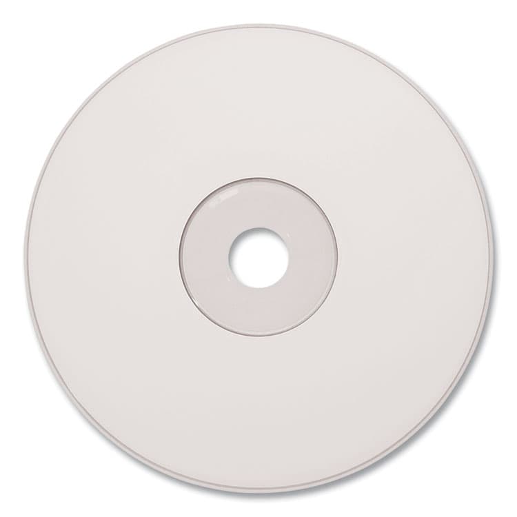 VERBATIM CORPORATION CD-R DataLifePlus Printable Recordable Disc, 700 MB/80 min, 52x, Spindle, White, 100/Pack (VER95253) thumbnail 2