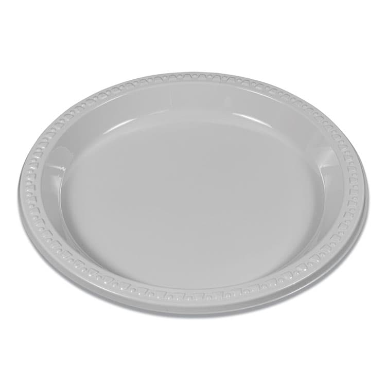 TABLEMATE PRODUCTS, CO. Plastic Dinnerware, Plates, 9" dia, White, 500/Carton (TBL9644WH) thumbnail 4