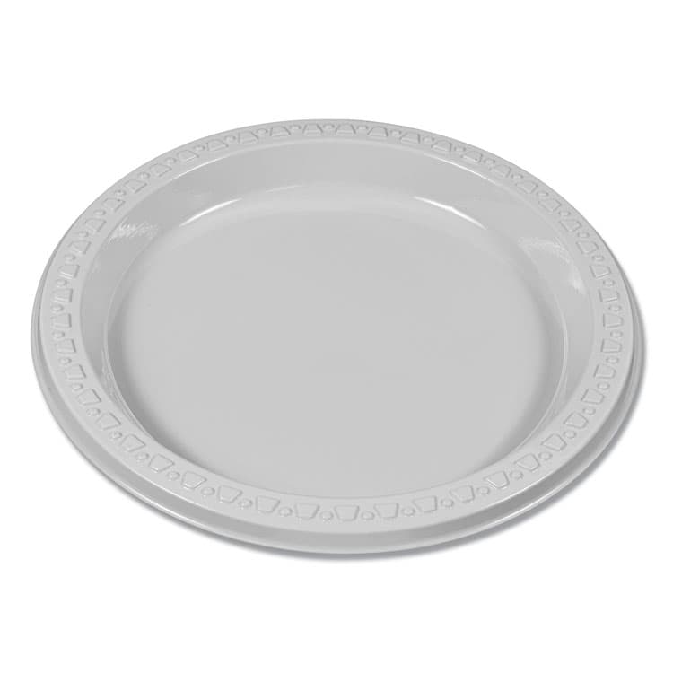 TABLEMATE PRODUCTS, CO. Plastic Dinnerware, Plates, 7" dia, White, 125/Pack (TBL7644WH) thumbnail 4
