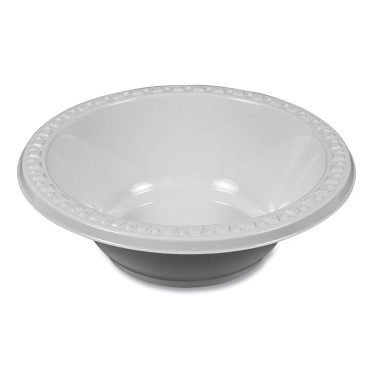 TABLEMATE PRODUCTS, CO. Plastic Dinnerware, Bowl, 12 oz, White, 125/Pack (TBL12244WH) thumbnail 4
