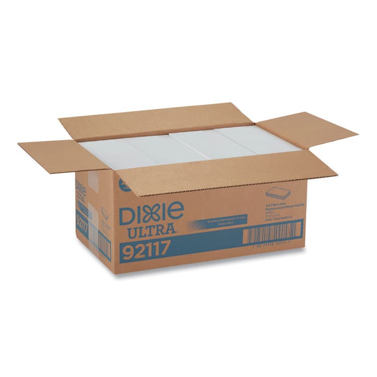 GEORGIA PACIFIC 1/8-Fold Linen-Replacement Dinner Napkins, 2-Ply, 17 x 17, White (GPC92117) thumbnail 2