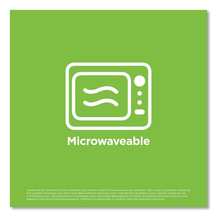 DIXIE FOOD SERVICE PerfecTouch Paper Hot Cups, 8 oz, Coffee Haze Design, 25/Sleeve, 20 Sleeves/Carton (DXE5338DX) thumbnail 3