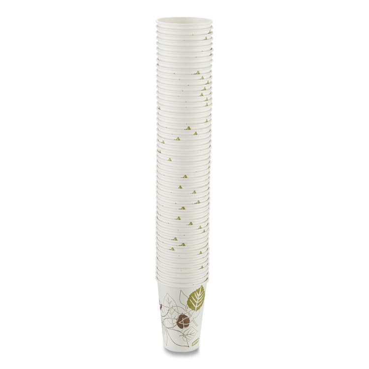 DIXIE FOOD SERVICE Pathways Paper Hot Cups, 16 oz, White/Brown, 50/Pack (DXE2346PATHPK)