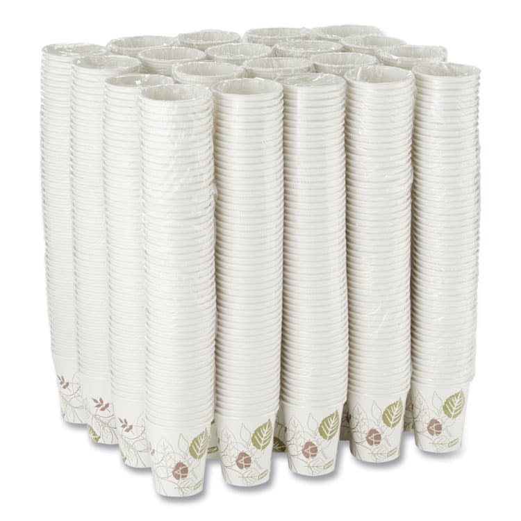 DIXIE FOOD SERVICE Pathways Paper Hot Cups, 10 oz, White/Brown, 50/Sleeve, 20 Sleeves/Carton (DXE2340PATH) thumbnail 3