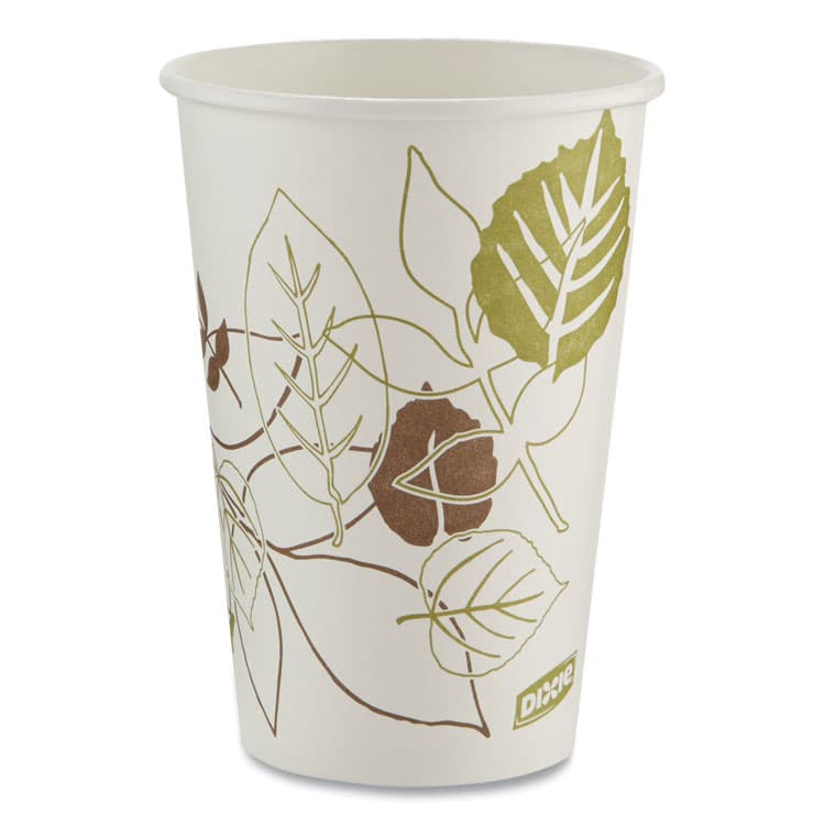 DIXIE FOOD SERVICE Pathways Paper Hot Cups, 16 oz, White/Brown, 50/Pack (DXE2346PATHPK) thumbnail 2