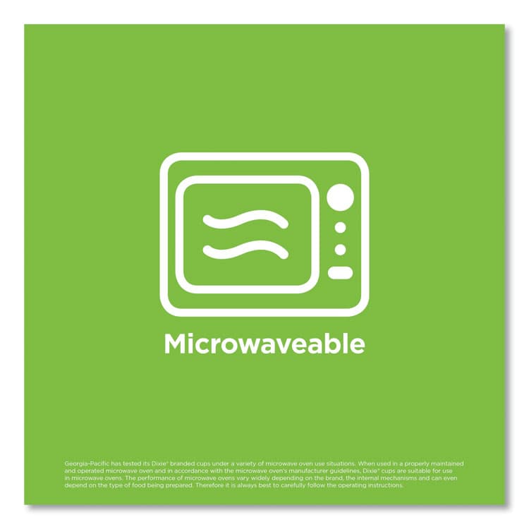 DIXIE FOOD SERVICE PerfecTouch Paper Hot Cups, 10 oz, Coffee Haze Design, 50/Sleeve, 20 Sleeves/Carton (DXE92959) thumbnail 3