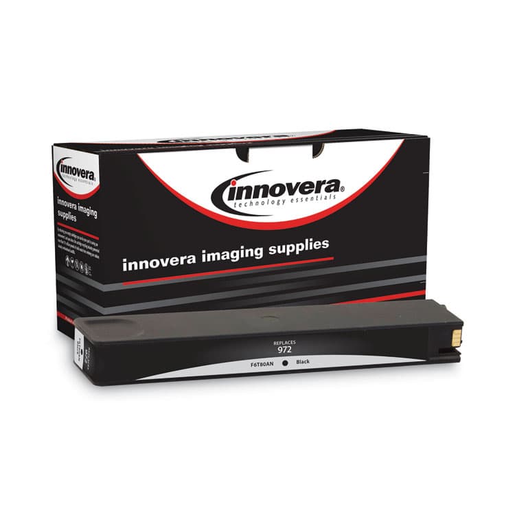 INNOVERA Remanufactured Black Ink, Replacement for 972 (F6T80AN), 3,500 Page-Yield (IVRF6T80AN)