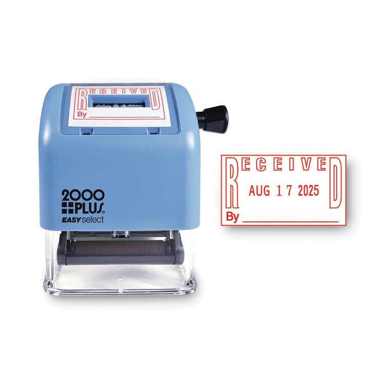 CONSOLIDATED STAMP ES Dater, RECEIVED + Date, 1 x 1.81, Red (COS011092) thumbnail 3