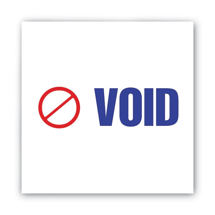 CONSOLIDATED STAMP Pre-Inked Shutter Stamp, Red/Blue, VOID, 1.63 x 0.5 (COS035539) thumbnail 3