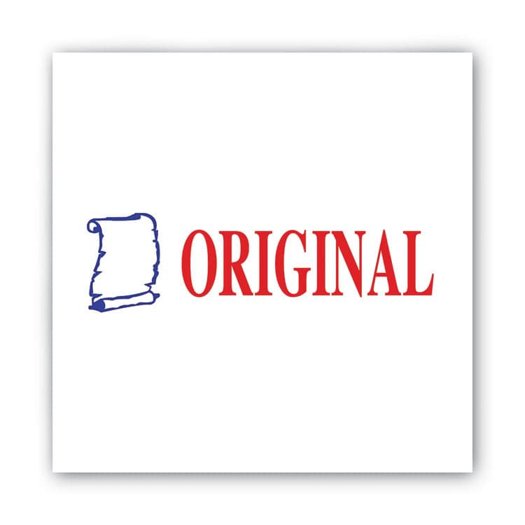 CONSOLIDATED STAMP Pre-Inked Shutter Stamp, Red/Blue, ORIGINAL, 1.63 x 0.5 (COS035540) thumbnail 3