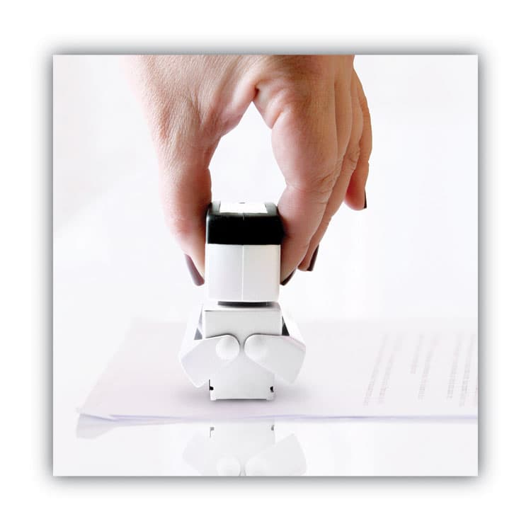 CONSOLIDATED STAMP Pre-Inked Shutter Stamp, Blue, VOID, 1.63 x 0.5 (COS035584) thumbnail 3