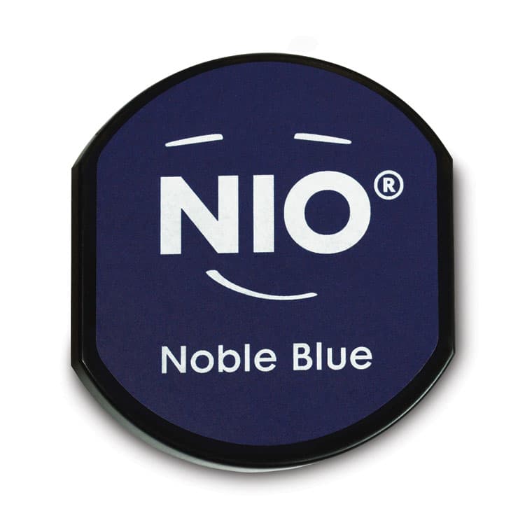 CONSOLIDATED STAMP Ink Pad for NIO Stamp with Voucher, 2.75" x 2.75", Noble Blue (COS071510)