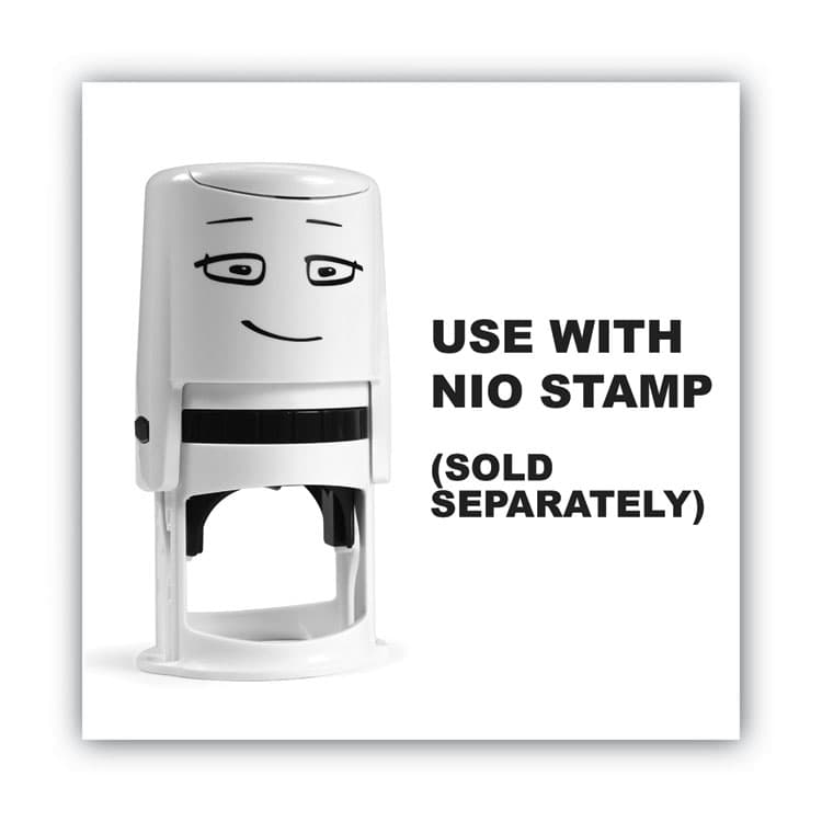 CONSOLIDATED STAMP Ink Pad for NIO Stamp with Voucher, 2.75" x 2.75", Brave Red (COS071513) thumbnail 4