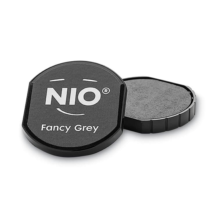 CONSOLIDATED STAMP Ink Pad for NIO Stamp with Voucher, 2.75" x 2.75", Fancy Gray (COS071519) thumbnail 3