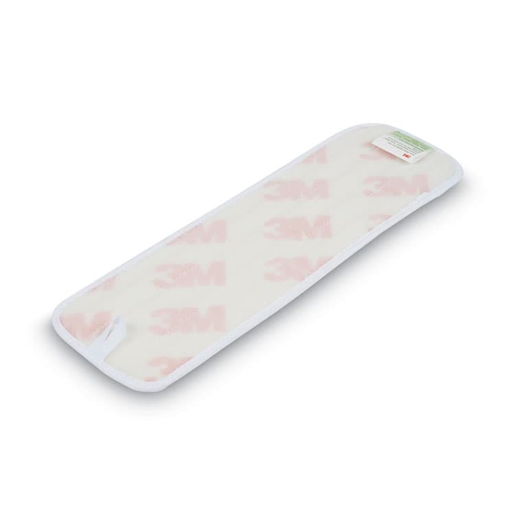 3M/COMMERCIAL TAPE DIV. Easy Shine Applicator Pad, Microfiber, 18", White/Yellow, 10/Carton (MMM55434)