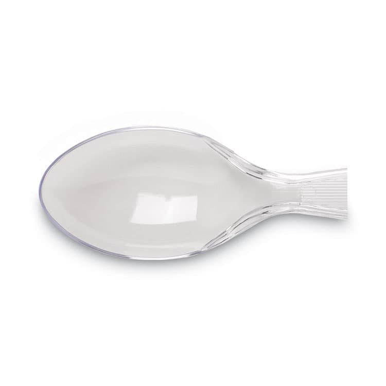 DIXIE FOOD SERVICE Plastic Cutlery, Heavyweight Spoon, Crystal Clear, 1,000/Carton (DXETH017) thumbnail 3