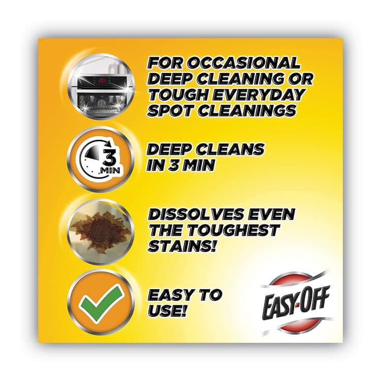 RECKITT BENCKISER Heavy Duty Oven Cleaner, Fresh Scent, Foam, 14.5 oz Aerosol Spray, 6/Carton (RAC87980) thumbnail 3