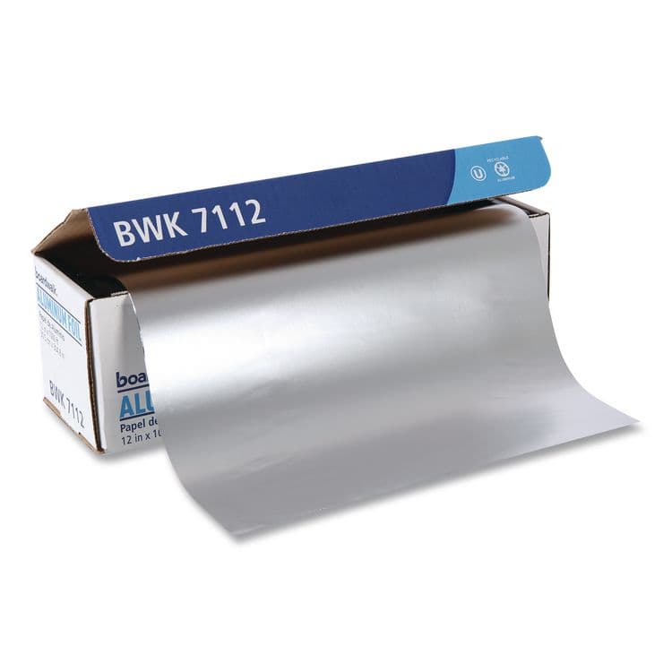 BOARDWALK Standard Aluminum Foil Roll, 63 Gauge, 12" x 1,000 ft (BWK7112) thumbnail 2