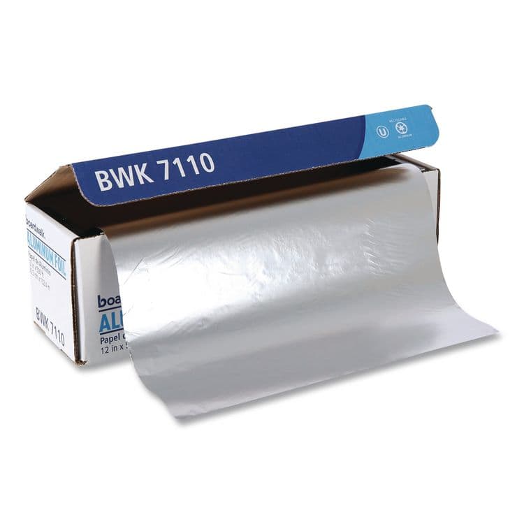 BOARDWALK Standard Aluminum Foil Roll, 63 Gauge, 12" x 500 ft (BWK7110)
