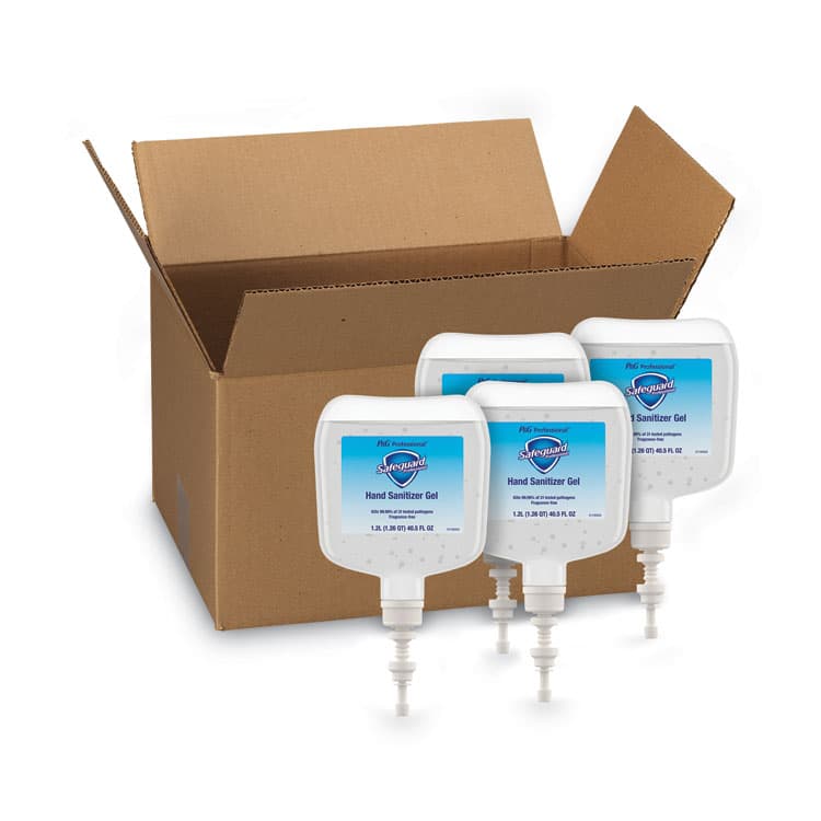 PROCTER & GAMBLE Antibacterial Gel Hand Sanitizer, 1,200 mL Refill, Fragrance-Free, 4/Carton (PGC48842) thumbnail 2