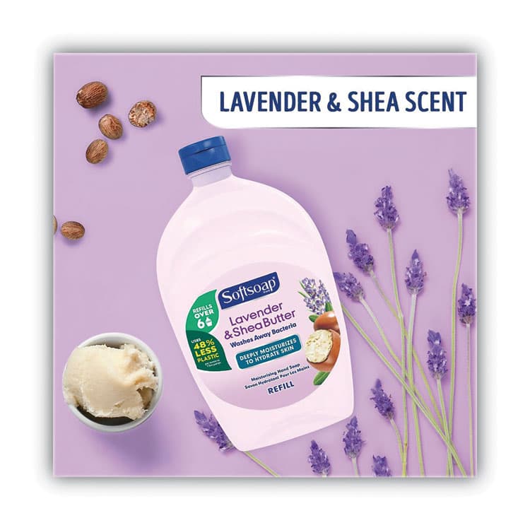 COLGATE PALMOLIVE, IPD. Liquid Hand Soap Refill, Lavender and Shea Butter Scent, 50 oz (CPCUS07151A) thumbnail 4