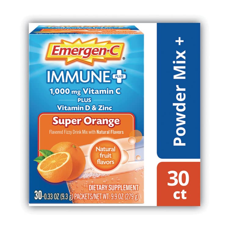 ALACER CORP./ITALY POMBIDA Immune+ Formula, 0.33 oz, Super Orange, 30 Packets (PFYF85898100042) thumbnail 2