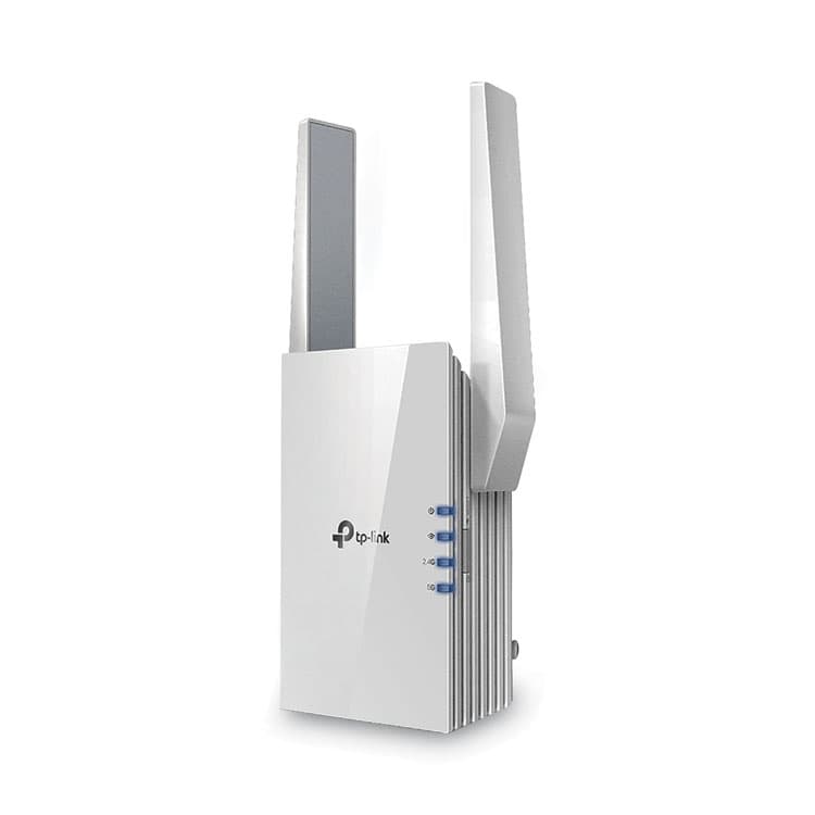 TP LINK USA AX1500 1500Mbps Wi-Fi 6 Range Extender, 1 Port, Dual-Band 2.4 GHz/5 GHz (TPLRE505X)
