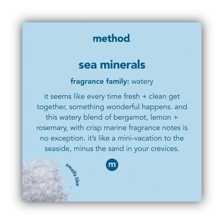 METHOD PRODUCTS . Foaming Hand Wash, Sea Minerals Scent, 10 oz, 6/Carton (MTH00365CT) thumbnail 3