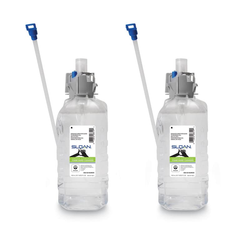 GO-JO INDUSTRIES SLOAN Green Certified Foam Hand Cleanser Refill, Fragrance-Free, 1,500 mL, 4/Carton (GOJ856504N6300) thumbnail 4