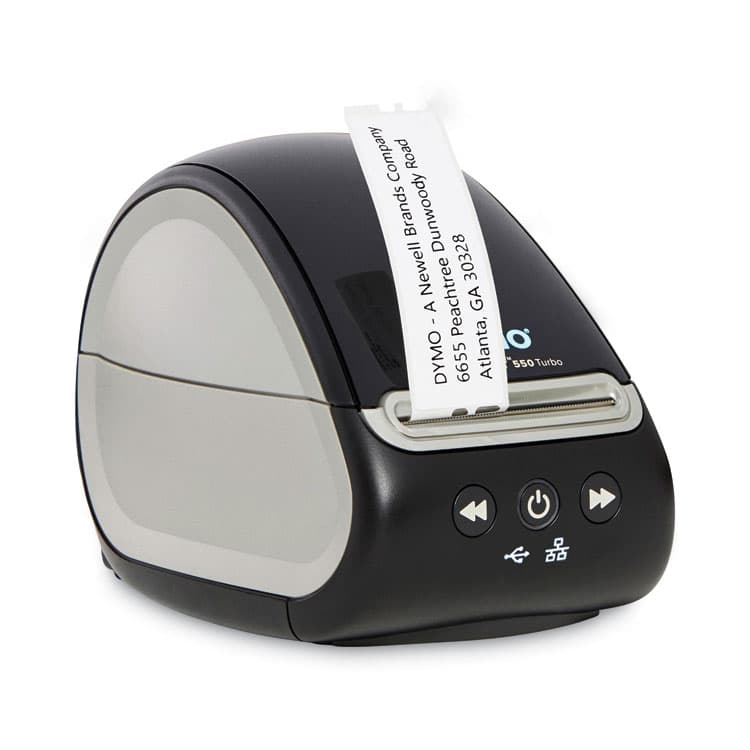 DYMO LabelWriter 550 Turbo Series Label Printer, 90 Labels/min Print Speed, 5.34 x 7.38 x 8.5 (DYM2112553)