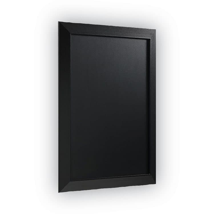BI-SILQUE VISUAL COMMUNICATION PRODUCTS Kamashi Chalk Board, 36" x 24", Black Surface, Black Wood Frame (BVCPM07151620) thumbnail 2