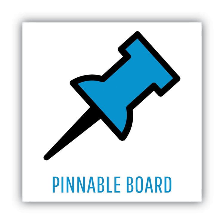 BI-SILQUE VISUAL COMMUNICATION PRODUCTS Natural Cork Bulletin Board, 24" x 18", Tan Surface, Black Wood Frame (BVCSF0422581012) thumbnail 3