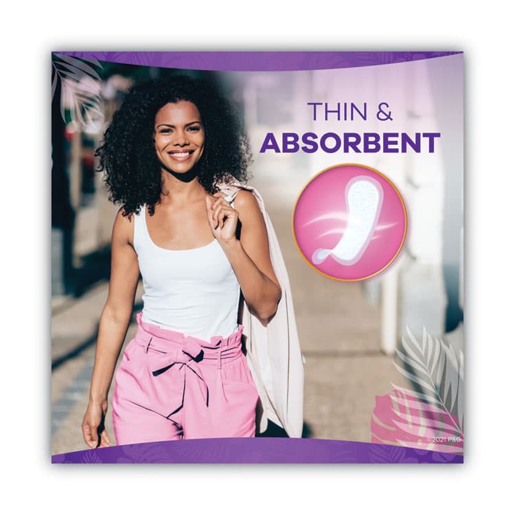 PROCTER & GAMBLE Thin Daily Panty Liners, Regular Absorbency, 120/Pack (PGC10796PK) thumbnail 4